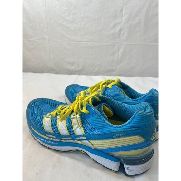 ADIDAS ADIZERO BLUE/YELLOW RUNNING WOMEN 9.5 SHOES SNEAKERS - Picture 11 of 14